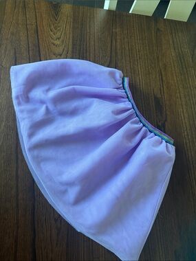 Old Navy 5t Lilac Elastic Waist Skirt with Rainbow Trim